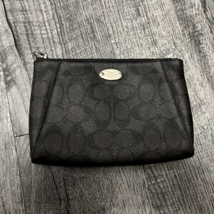 Coach Black Signature Wristlet
